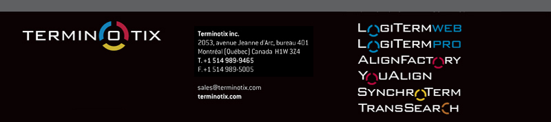 terminotix.com  Tél. : (514) 989-9465
