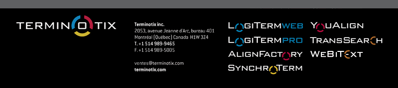 terminotix.com  Tél. : (514) 989-9465